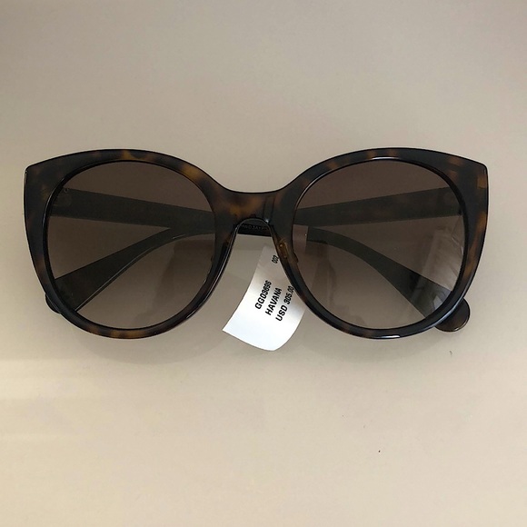 Gucci Round Tortoise Shell Sunglasses